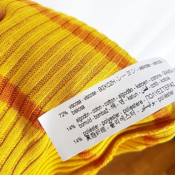 ZARA halter ribbed top striped - Picture 6 of 6